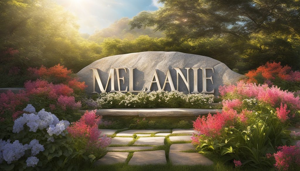 The Christian legacy of the name Melanie