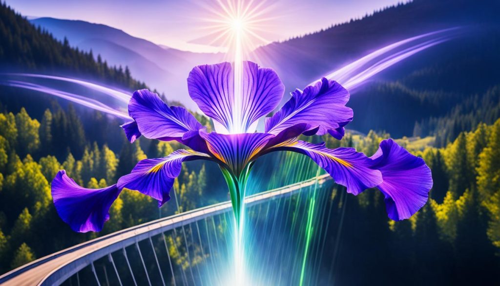 spiritual symbolism of Iris name